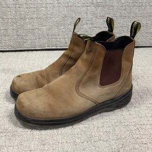Thorogood 804-3166 Thoro-Flex 6" Crazyhorse Pull-On Safety Toe Boots Men's 11.5D